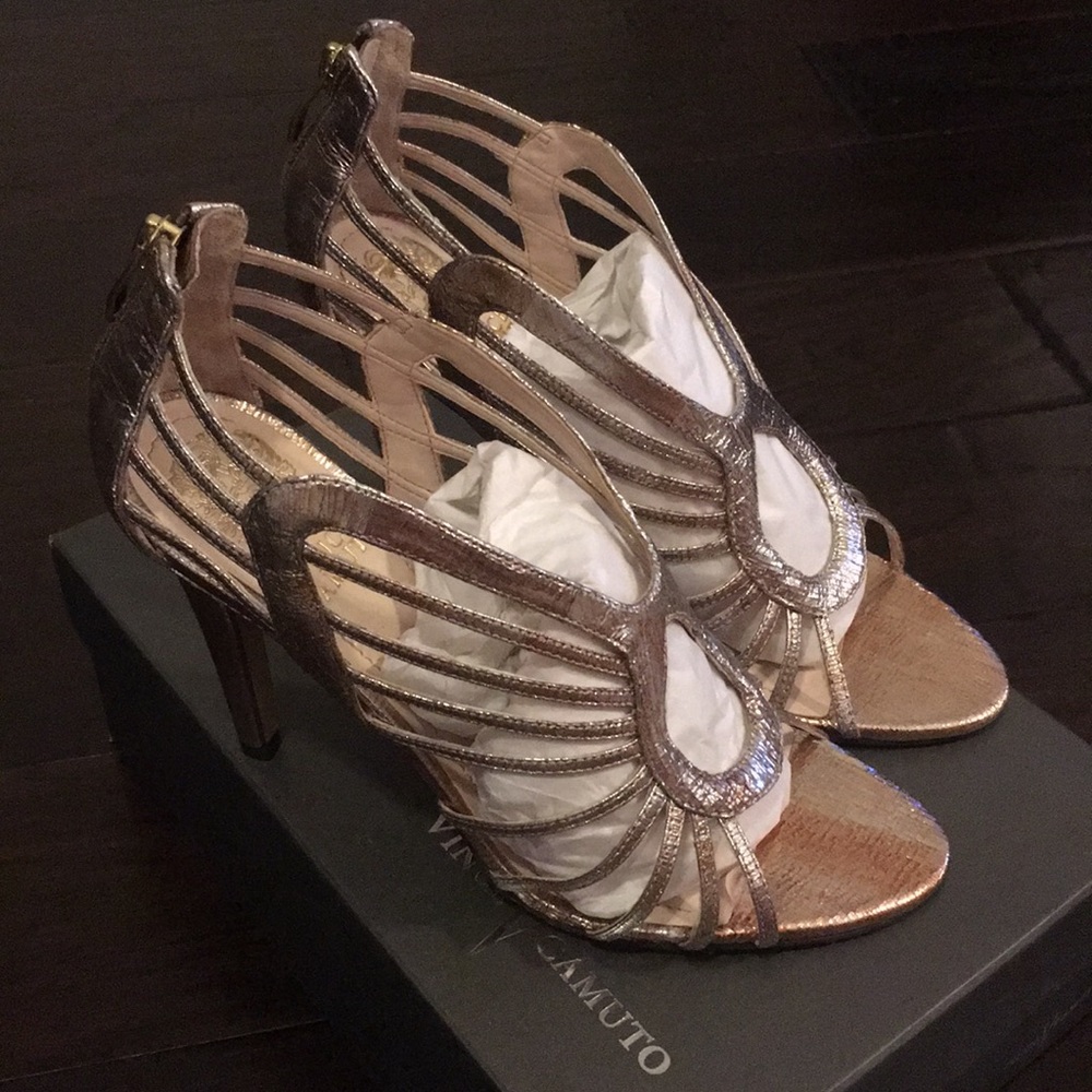Vince Camuto Metallic Heels
